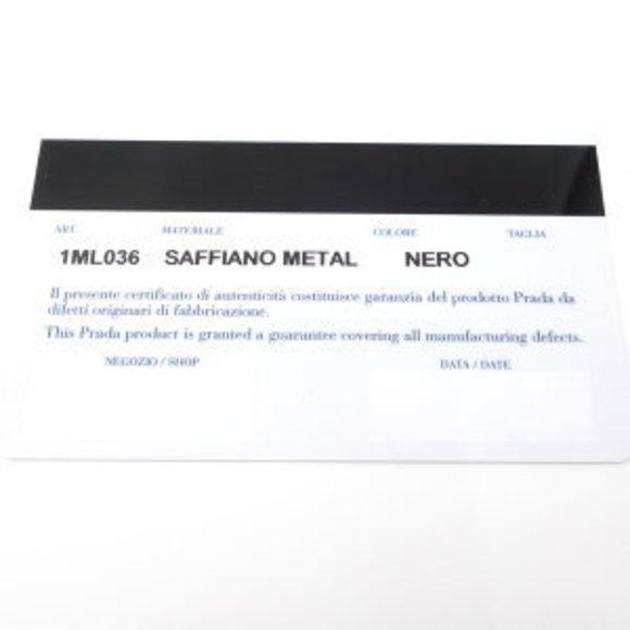 PRADA wallet bi fold saffiano leather Nero Black - Picture 5 of 6